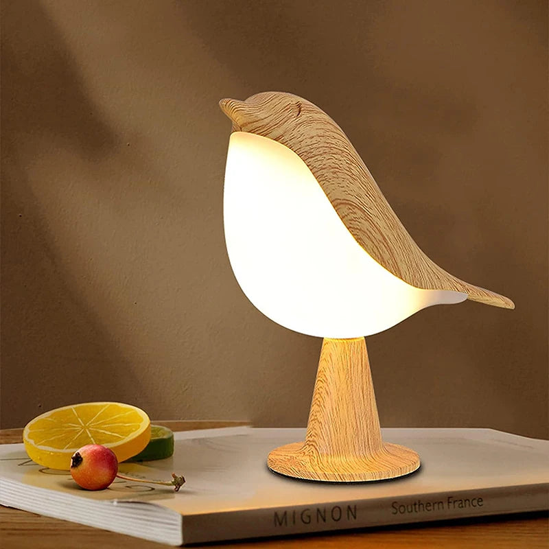 3 Colors Magpie Bird Night Lights Dimmable Charging LED Touch Controlled Lamp Aromatherapy Decoration Atmosphere Desk Lighting